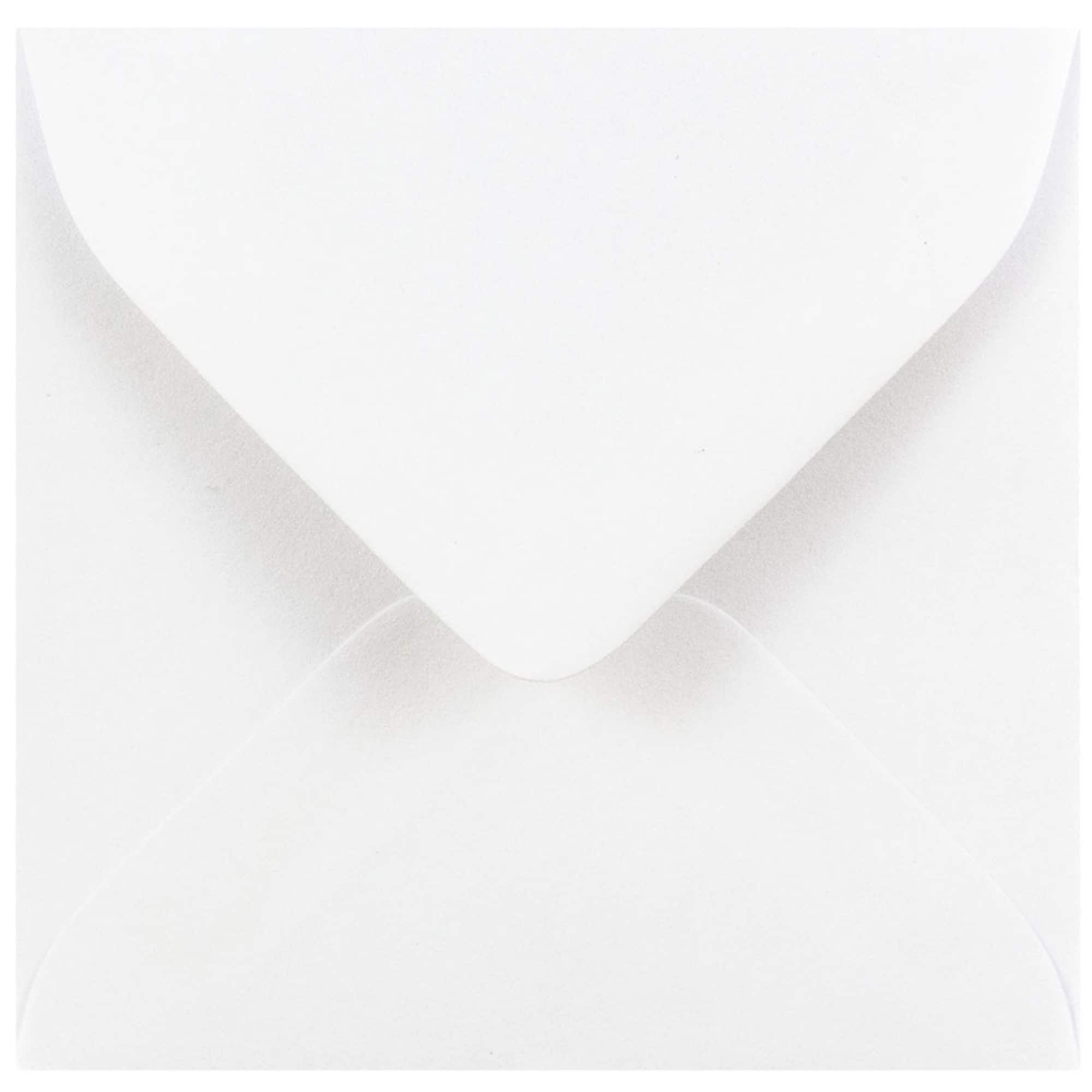JAM Paper 3" White Square Invitation Envelopes